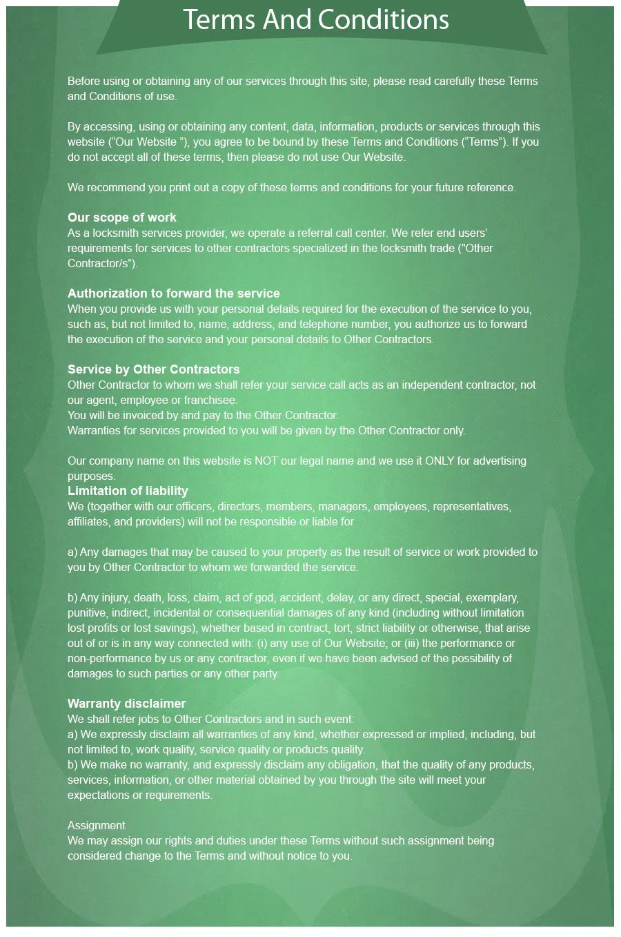Baldwin Locksmith Store Detroit, MI 313-646-2940 - terms-and-condition-68-16mod